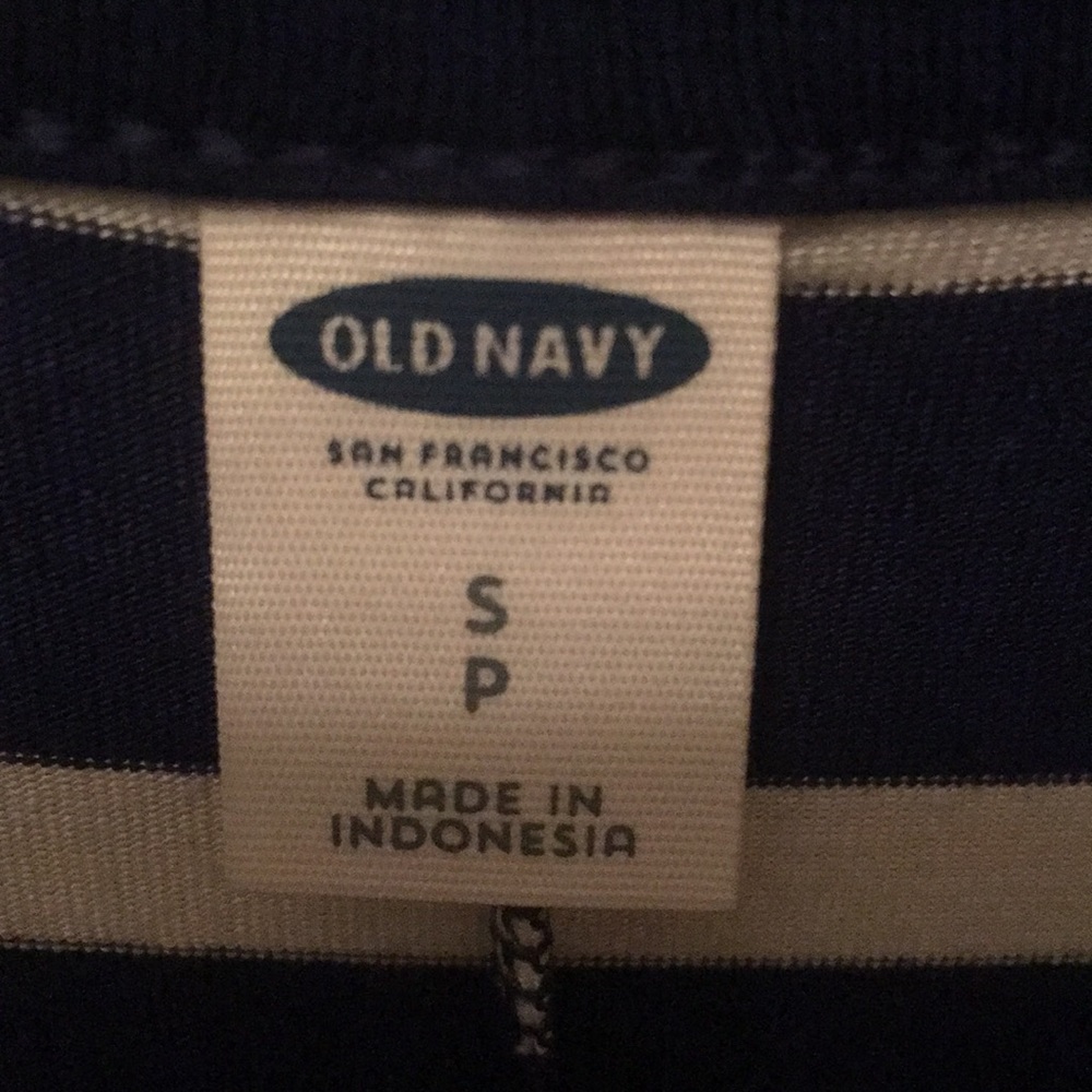Old Navy Striped Lace Front Swing Dress Sz-S - Picture 4 of 7